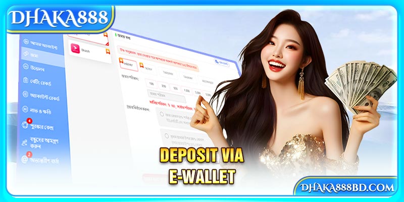 Deposit via e-wallet