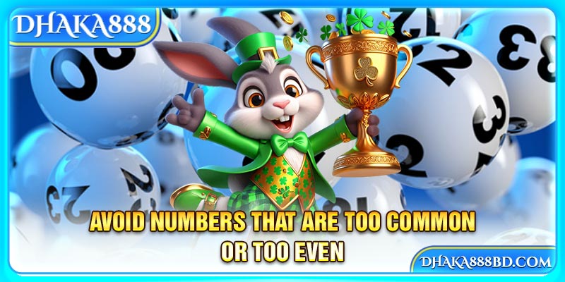 Avoid numbers that are too common or too even